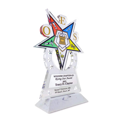 Order of the Eastern Star ( OES ) Awards - Secretary Award